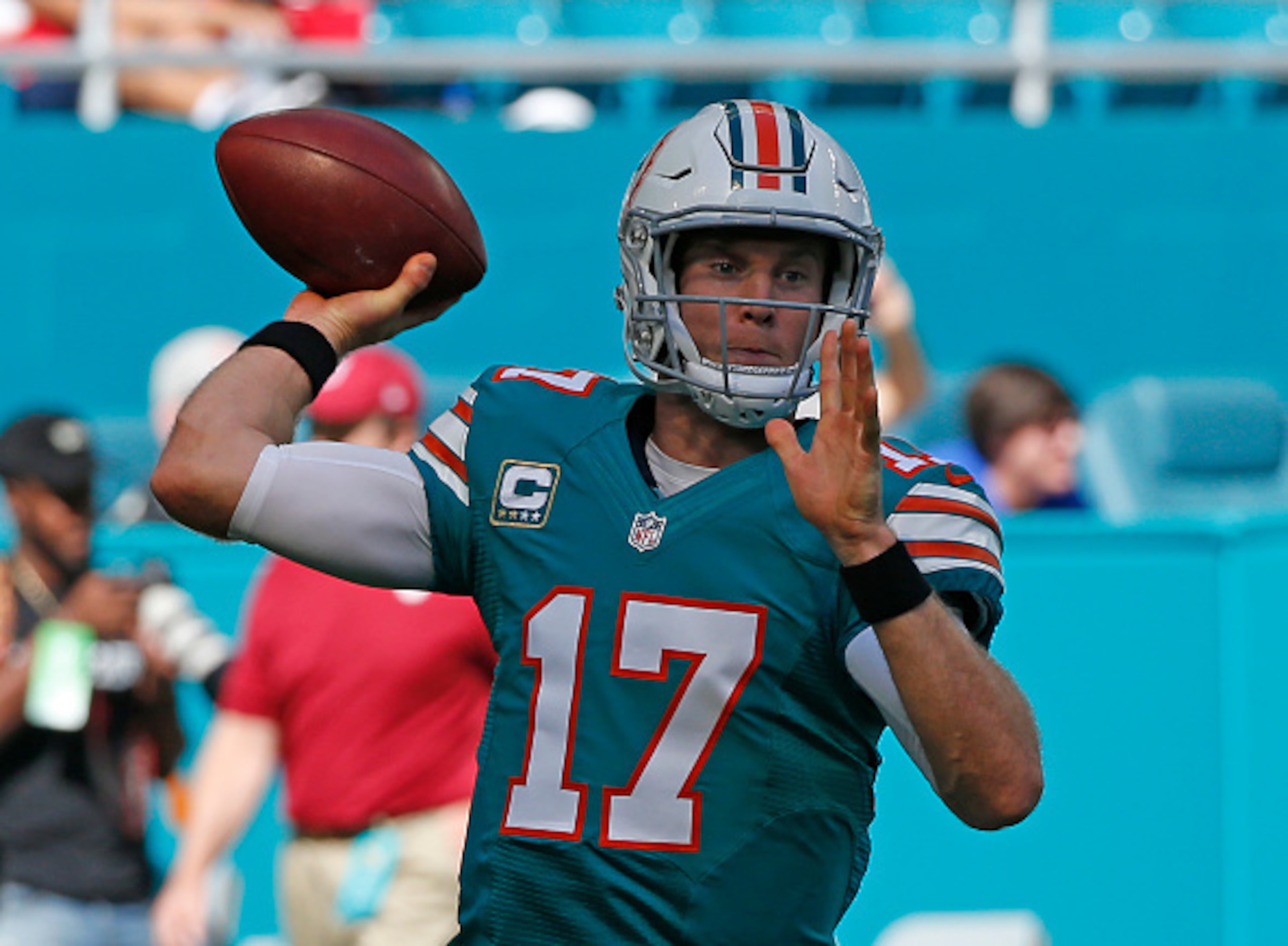 The emergence of Jay Ajayi has been a great help for Ryan Tannehill.