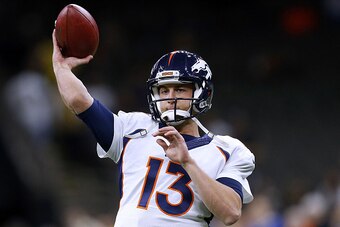 If you're looking to use Demaryius Thomas or Emmanuel Sanders, keep an eye on Trevor Siemian's status.