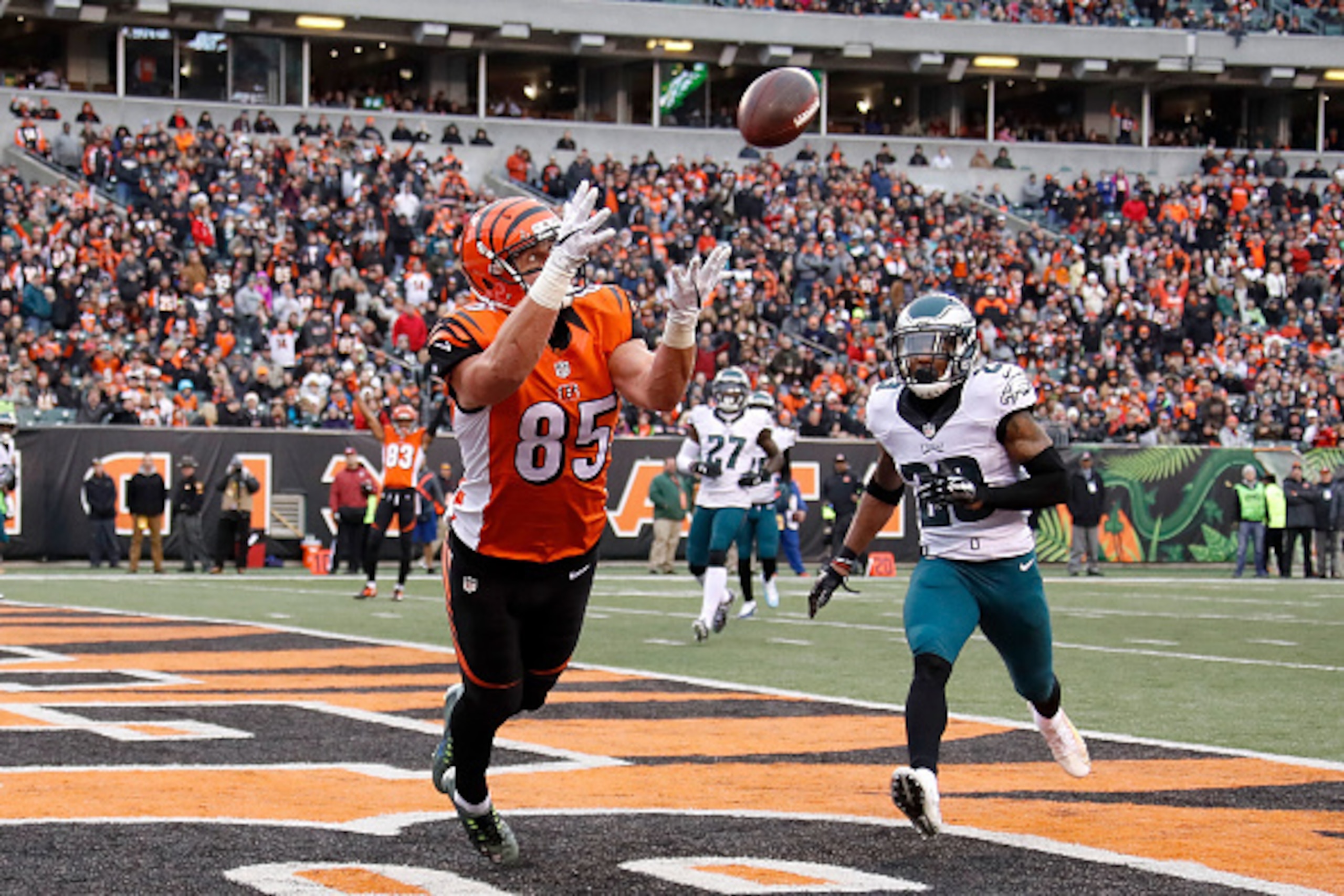 Tyler Eifert has been a touchdown machine for the Bengals.
