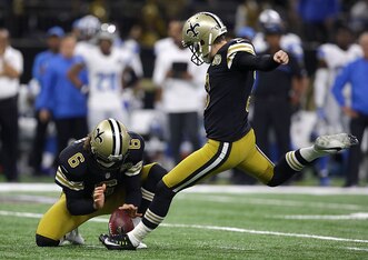 Wil Lutz hasn't missed a kick since mid-November.