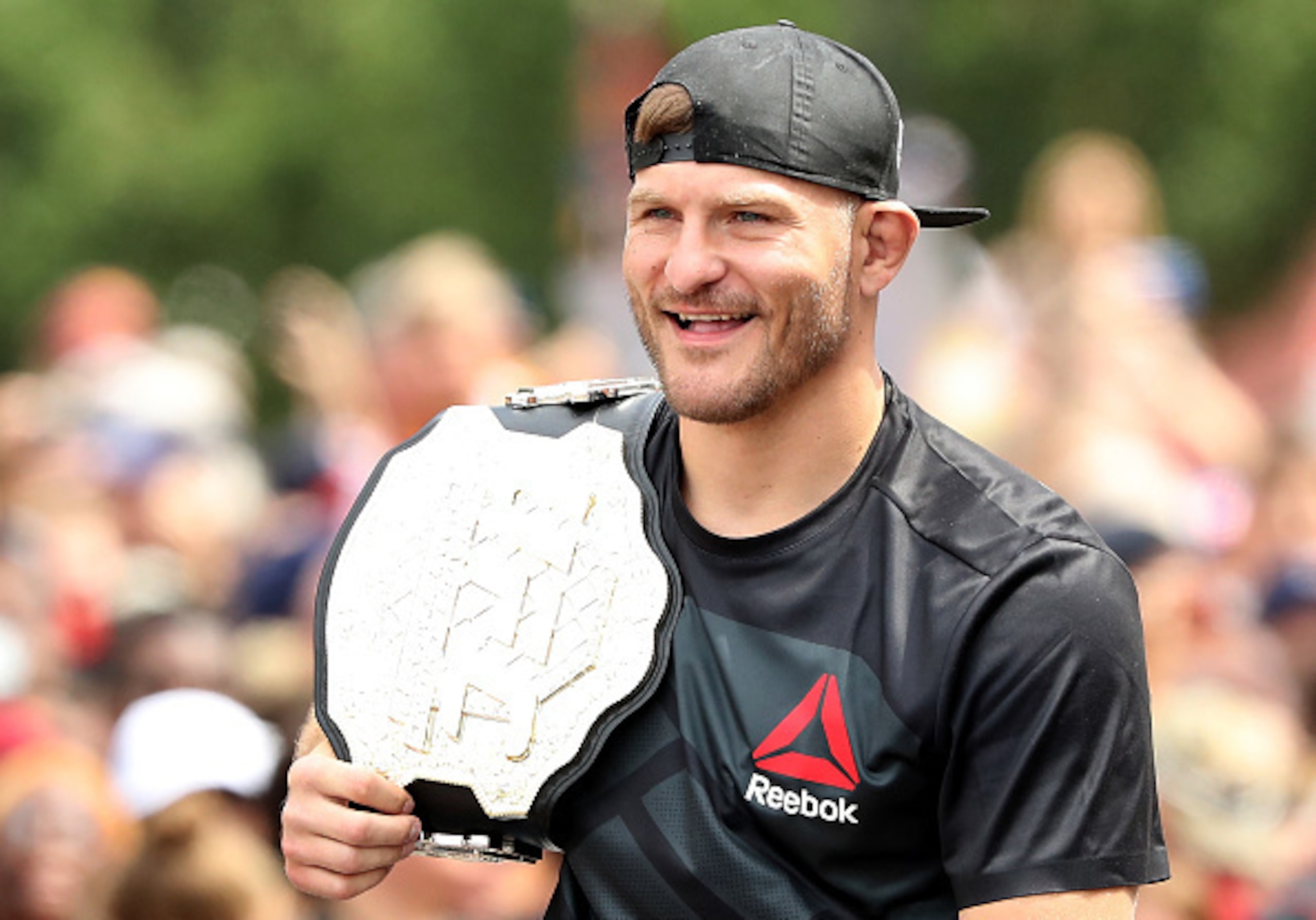 Miocic makes the first defense of his title.