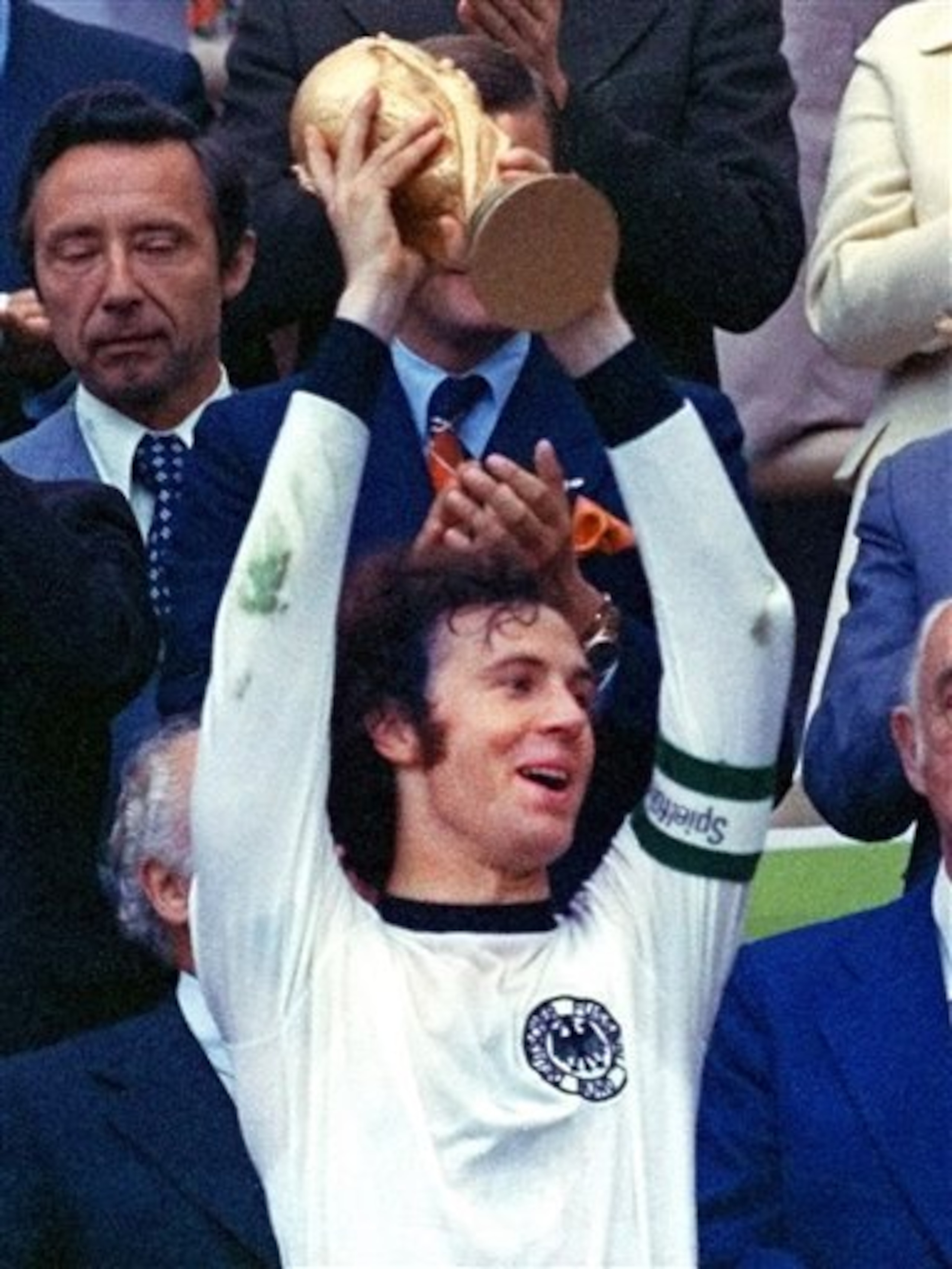 Beckenbauer lifted the World Cup in 1974 with West Germany, months after leading Bayern to the European Cup.