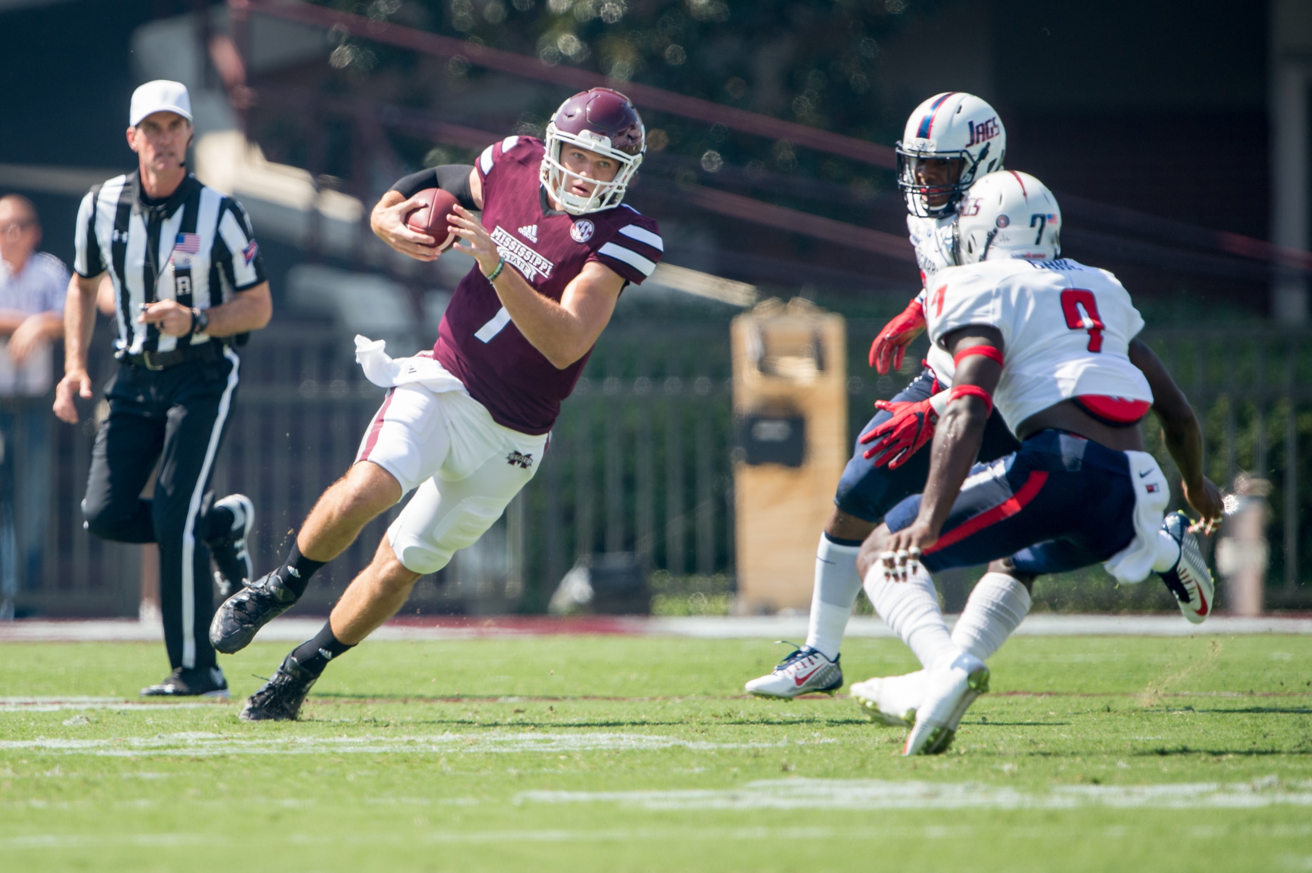 Nick Fitzgerald didn't make much of an impression in his first career start.