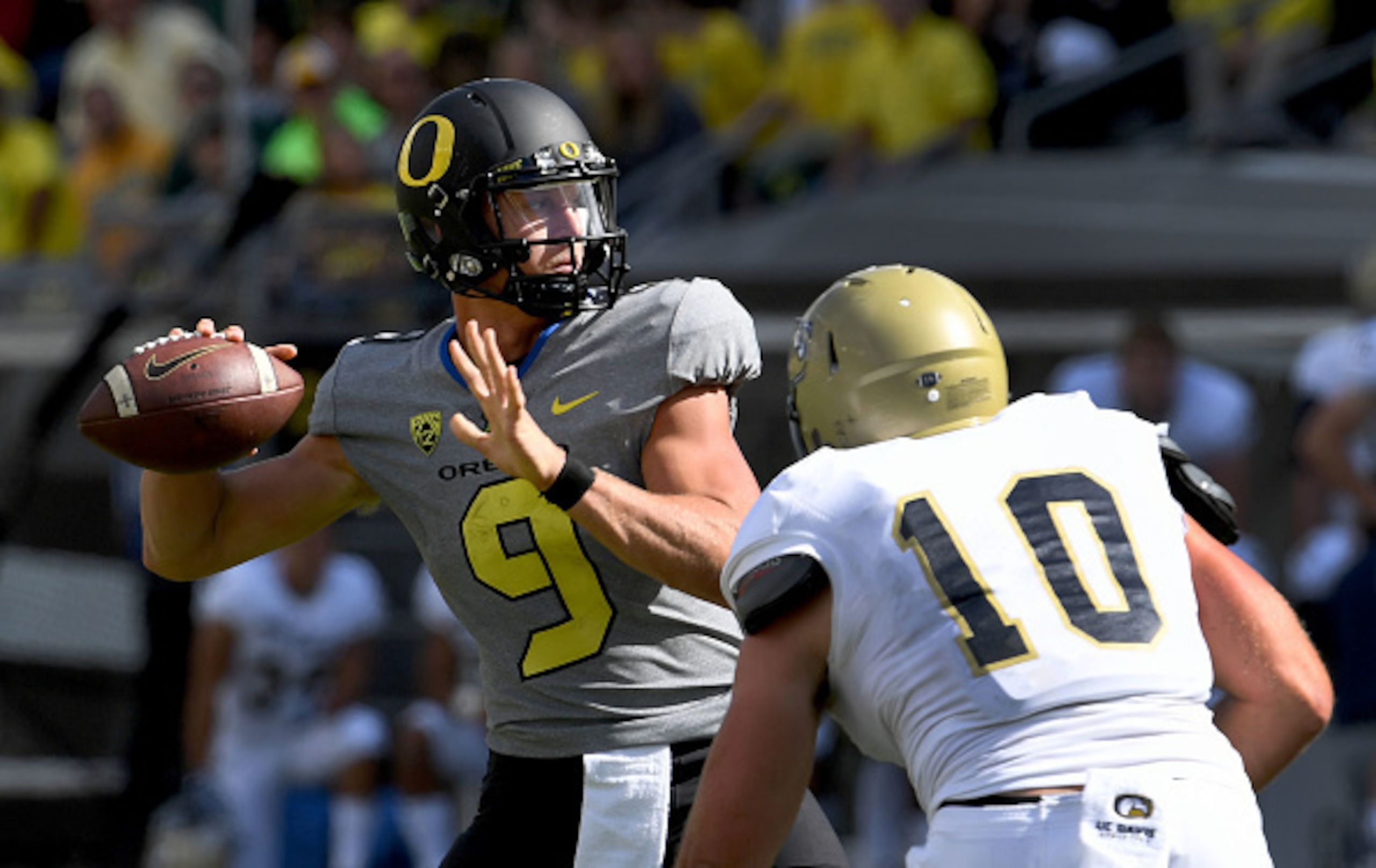 Dakota Prukop had a very solid FBS debut with Oregon.