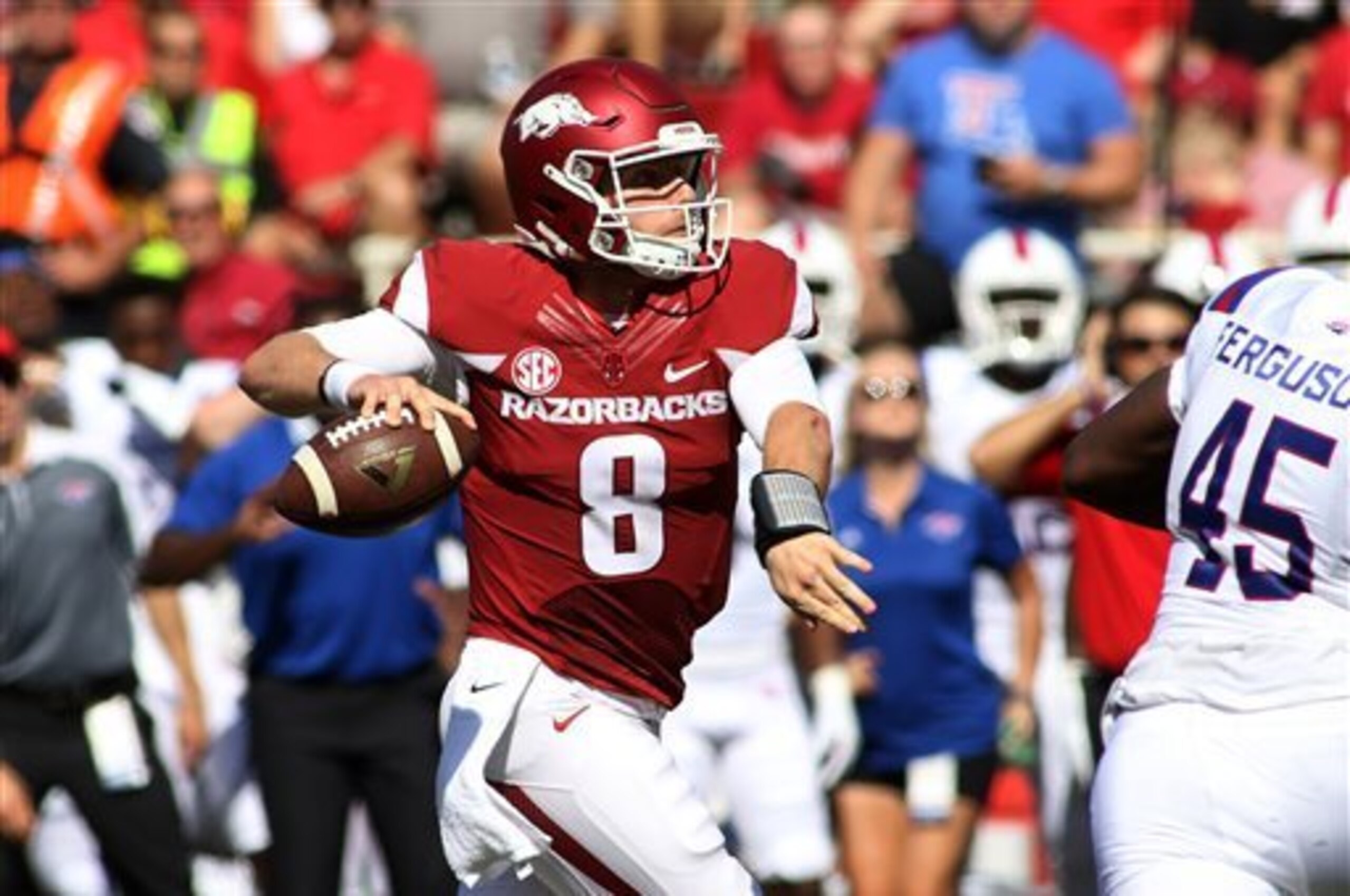 Austin Allen rallied Arkansas when it mattered Saturday vs. Louisiana Tech.