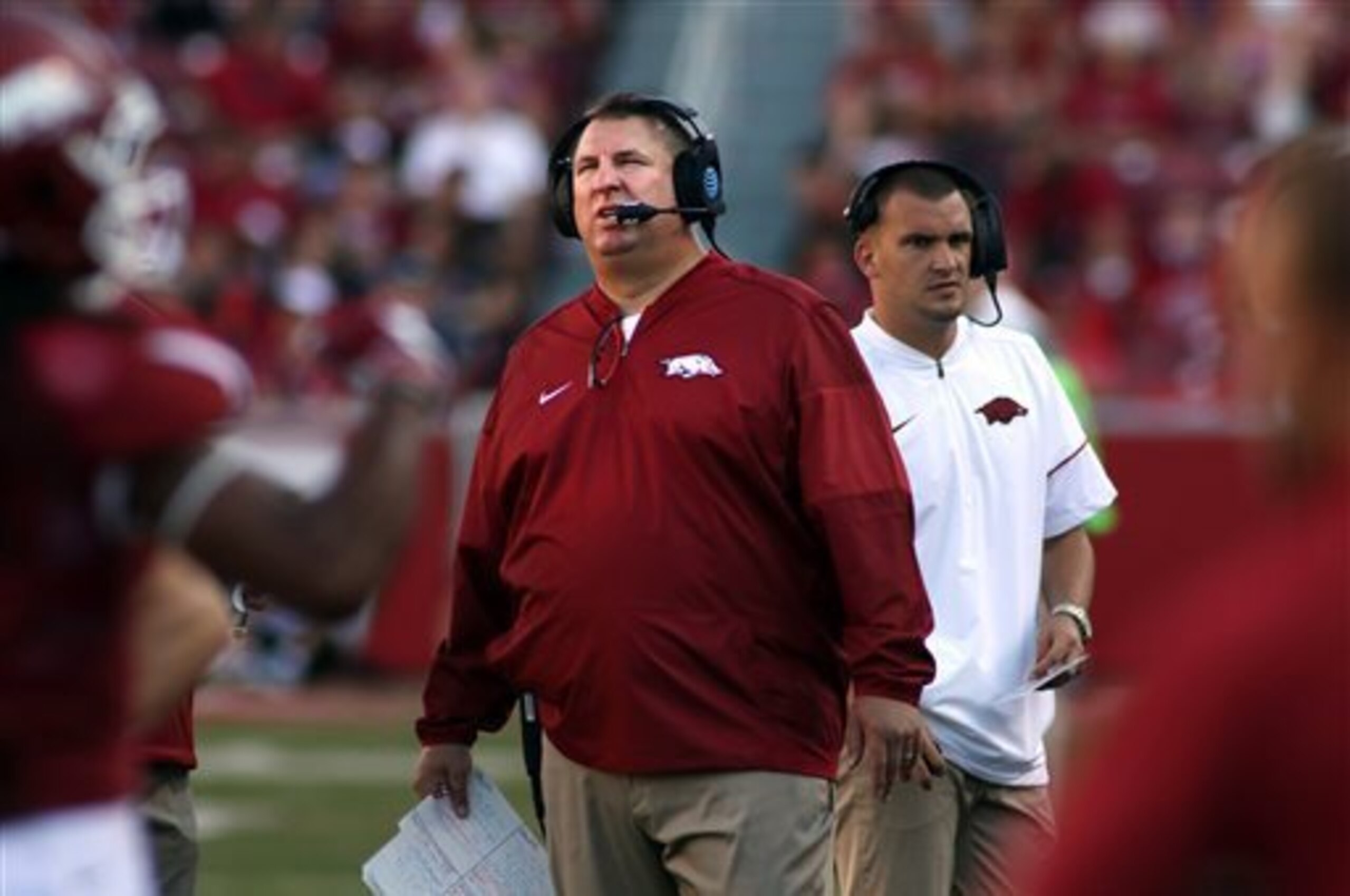Arkansas head coach Bret Bielema's Hogs got a scare in a 21-20 win over Louisiana Tech, and now they must travel to TCU.