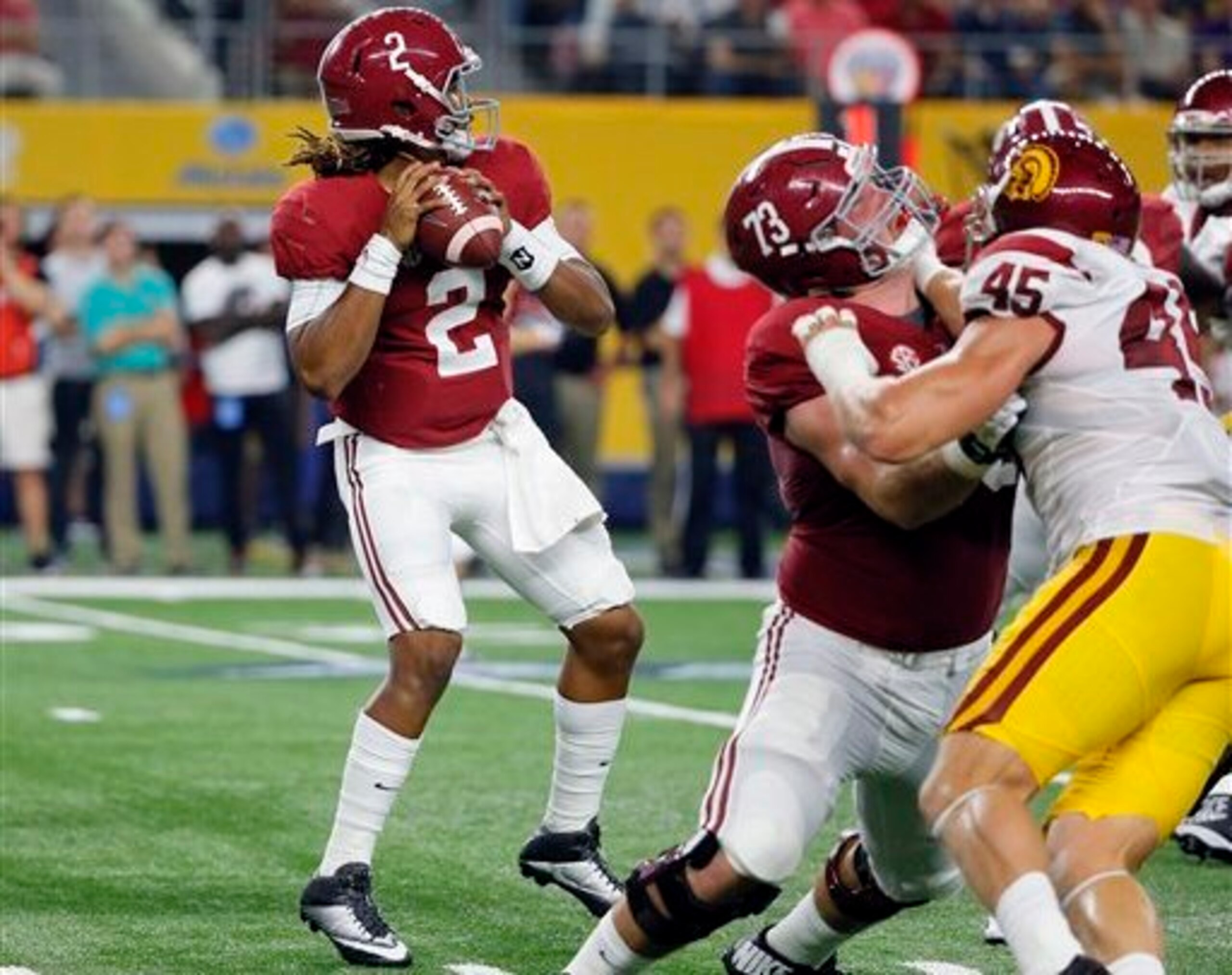 Jonah Williams (73) was named the SEC Freshman of the Week.