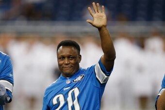 Former Lions running back Barry Sanders
