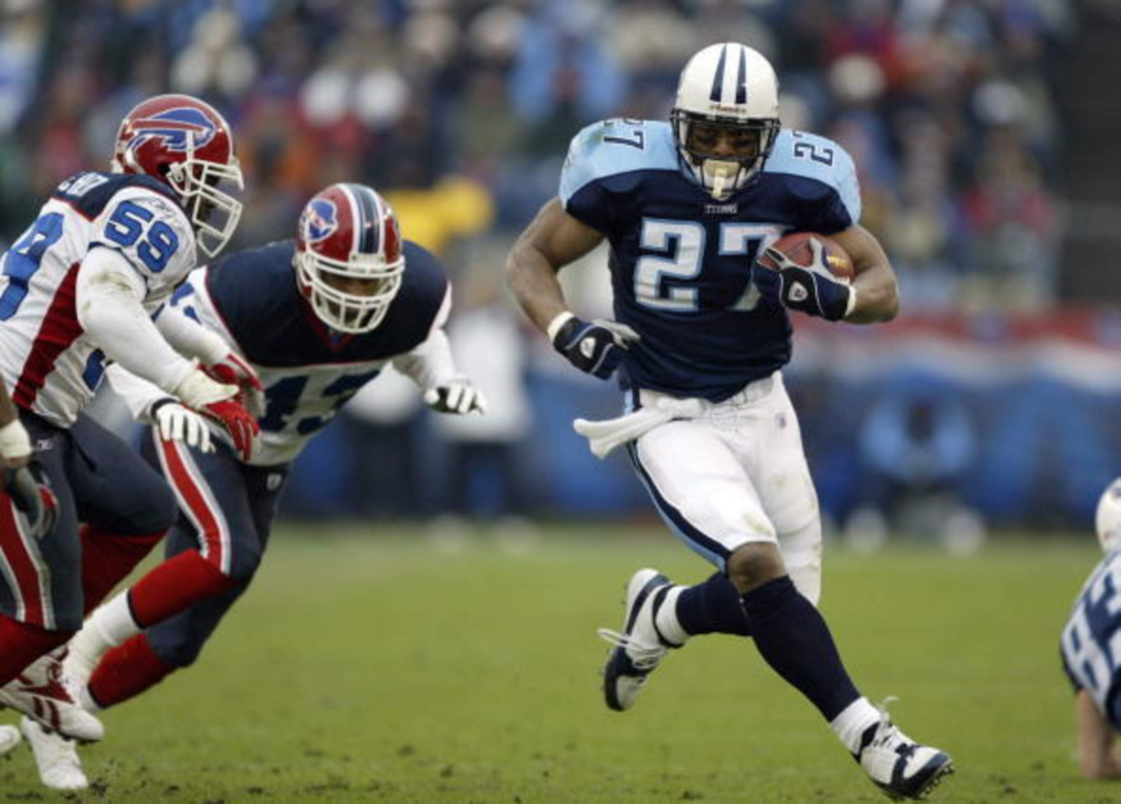 Former Titans running back Eddie George Former Titans running back Eddie George
