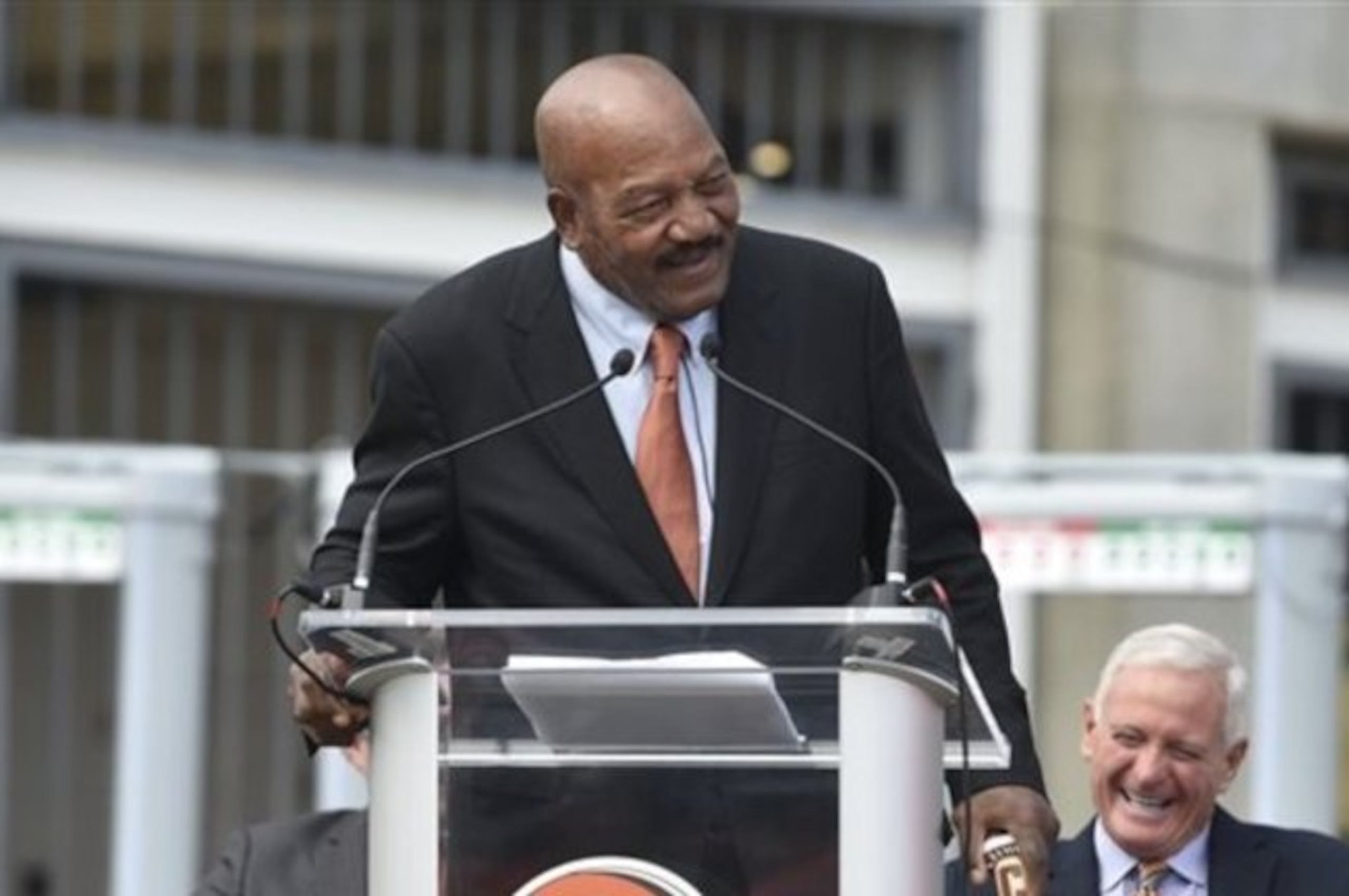 Former Browns running back Jim Brown