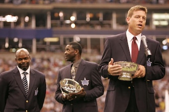 Emmitt Smith, Michael Irvin and Troy Aikman dominated the '90s