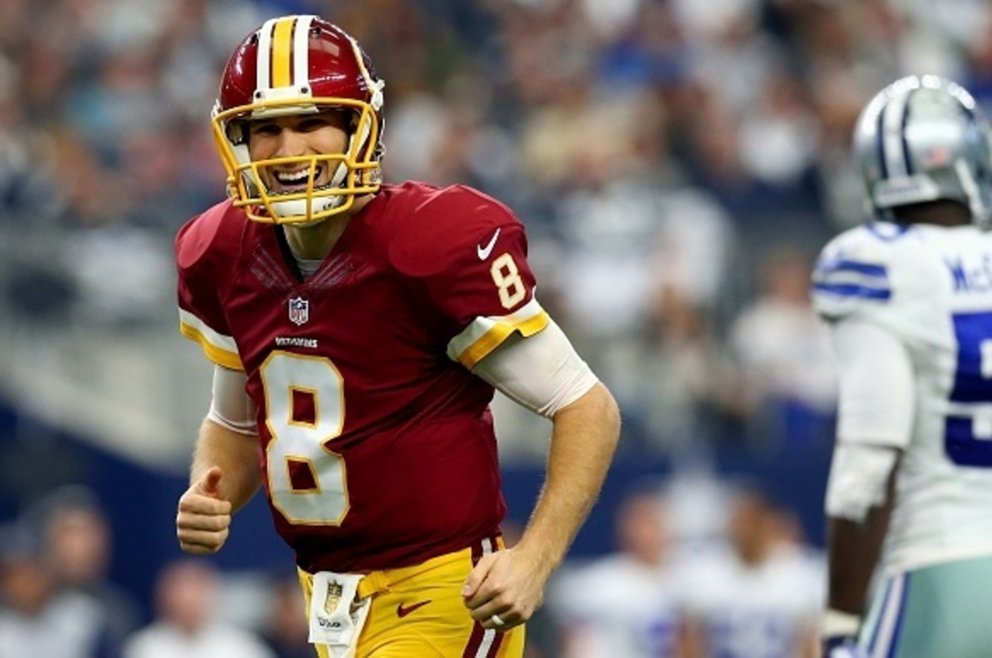 Kirk Cousins surprisingly won Washington's starting quarterback job and never looked back. Kirk Cousins surprisingly won Washington's starting quarterback job and never looked back.