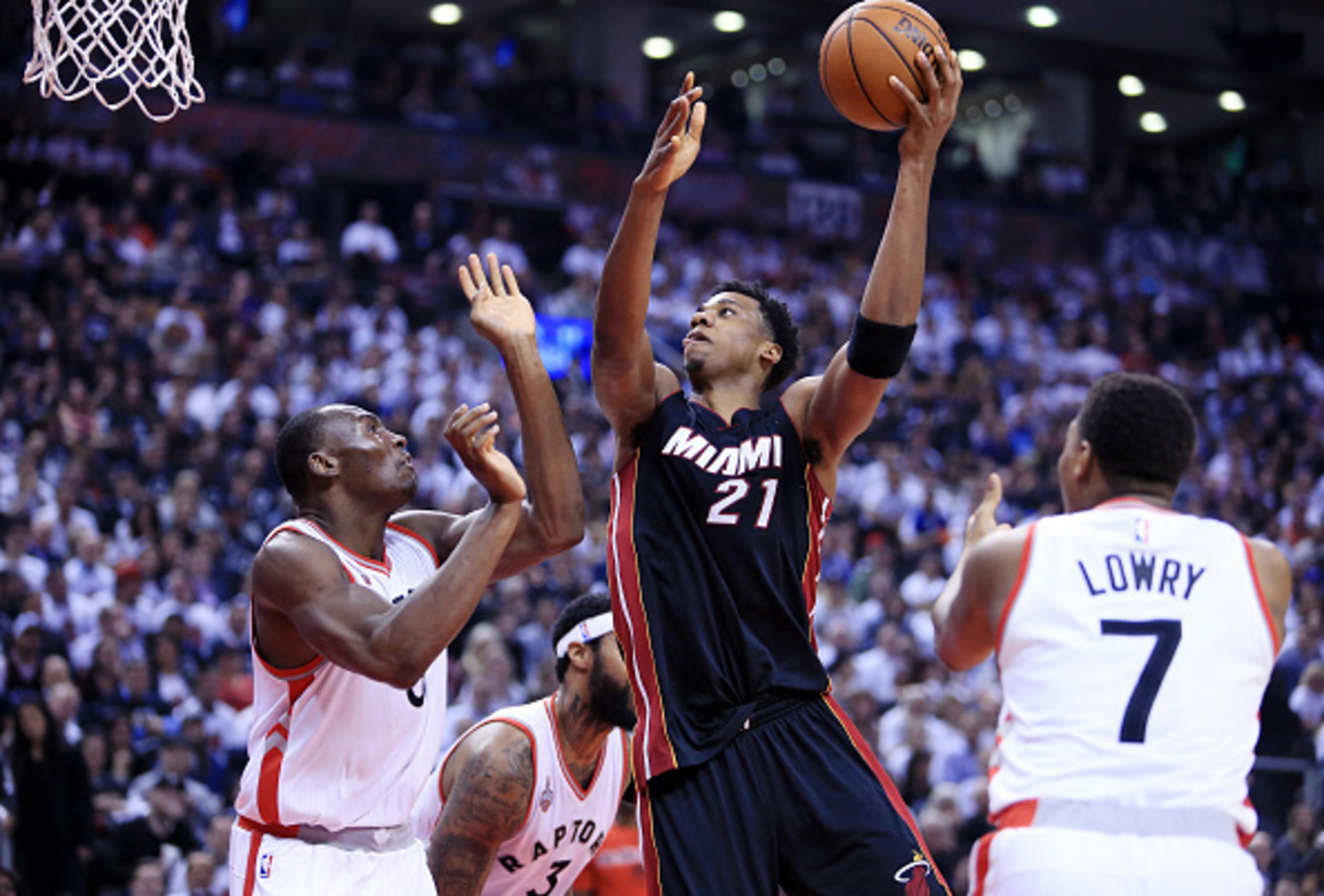 The Miami Heat awarded Hassan Whiteside a max contract this offseason. The Miami Heat awarded Hassan Whiteside a max contract this offseason.