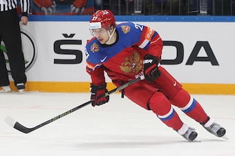 Rookie Artemi Panarin earned the Calder Trophy by tallying 77 points.
