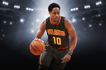 DeMar DeRozan on the Atlanta Hawks.