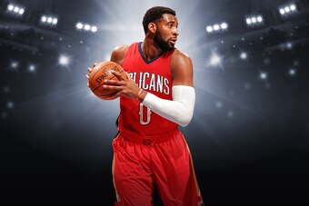 Andre Drummond on the New Orleans Pelicans.