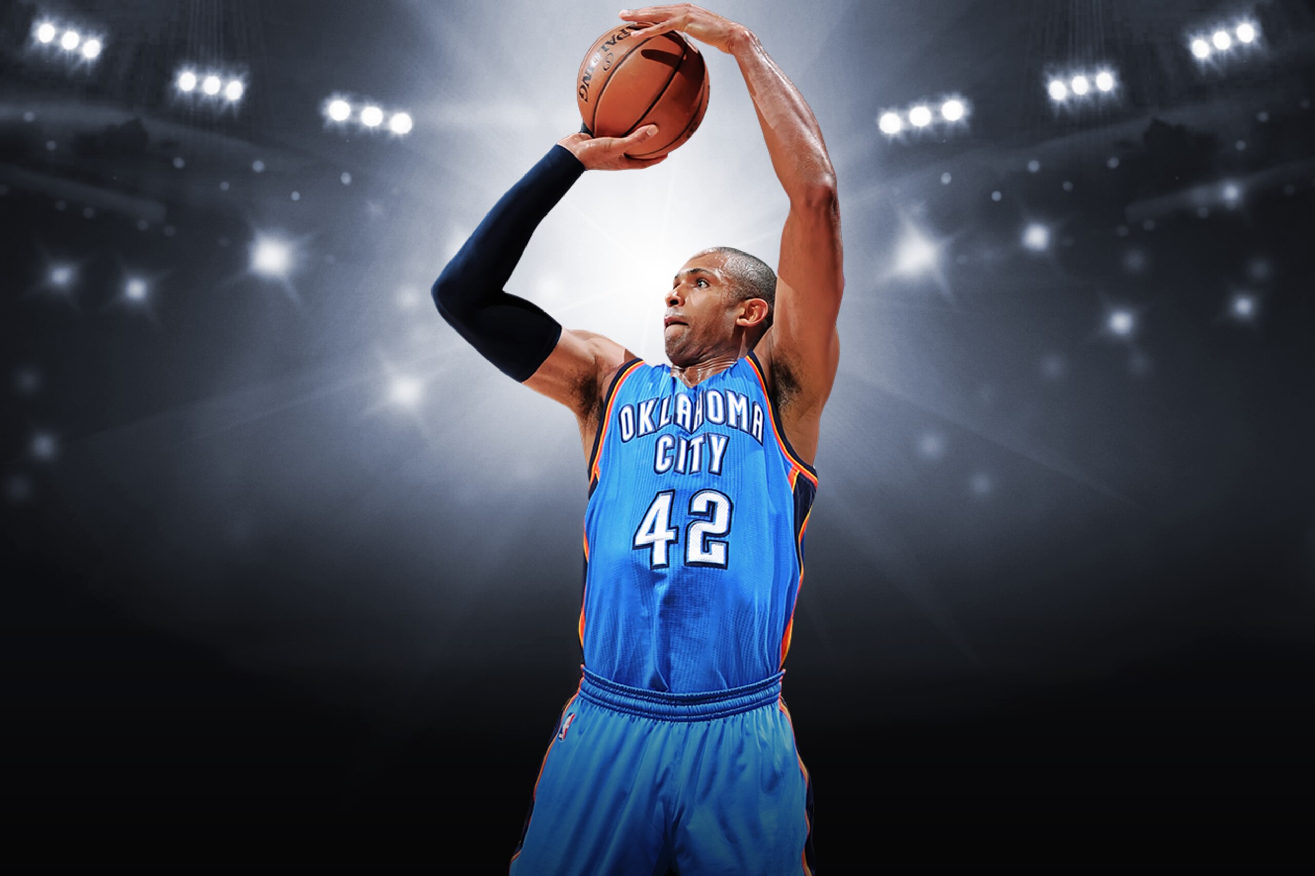 Al Horford on the Oklahoma City Thunder.