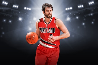 Kevin Love on the Portland Trail Blazers.