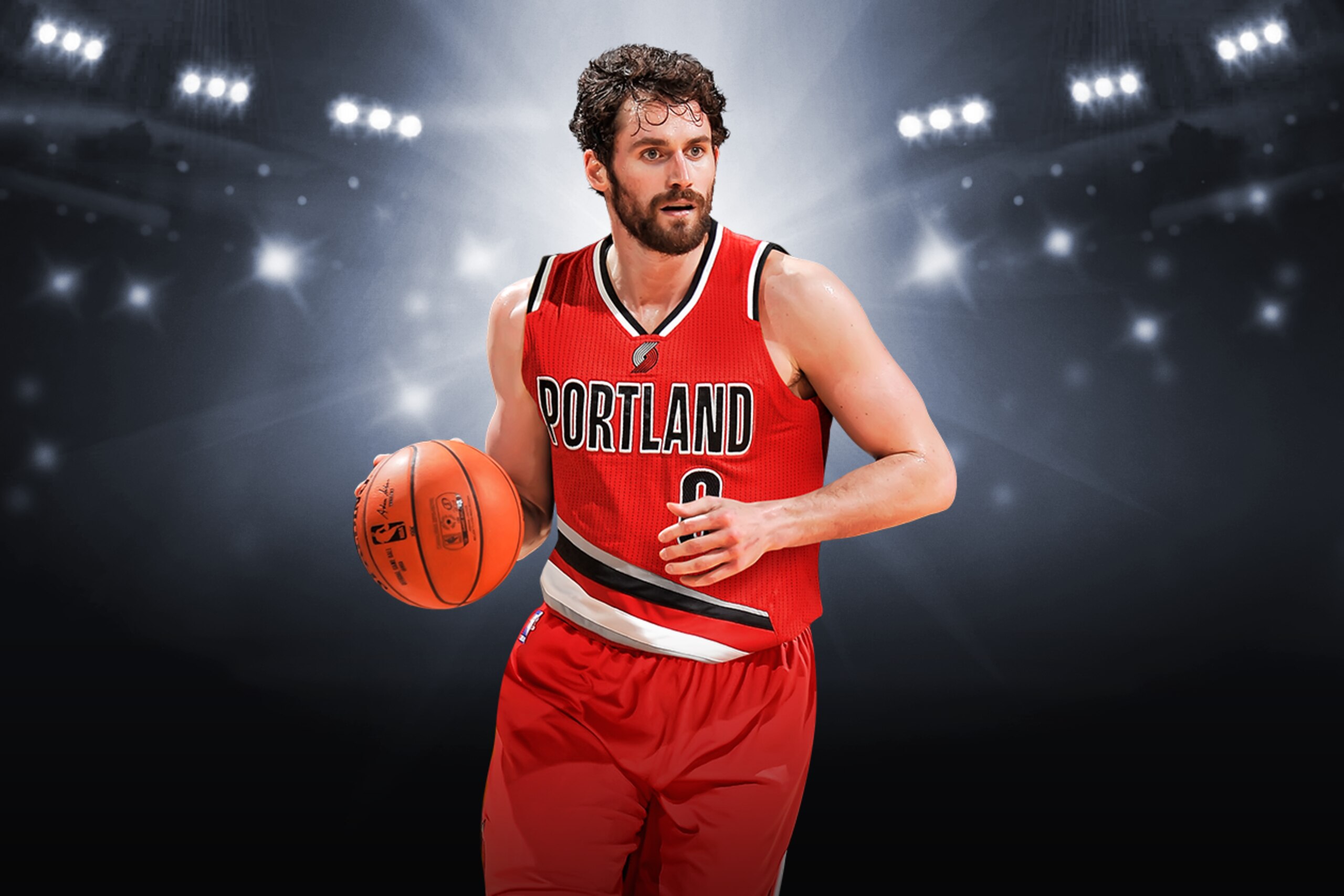 Kevin Love on the Portland Trail Blazers.