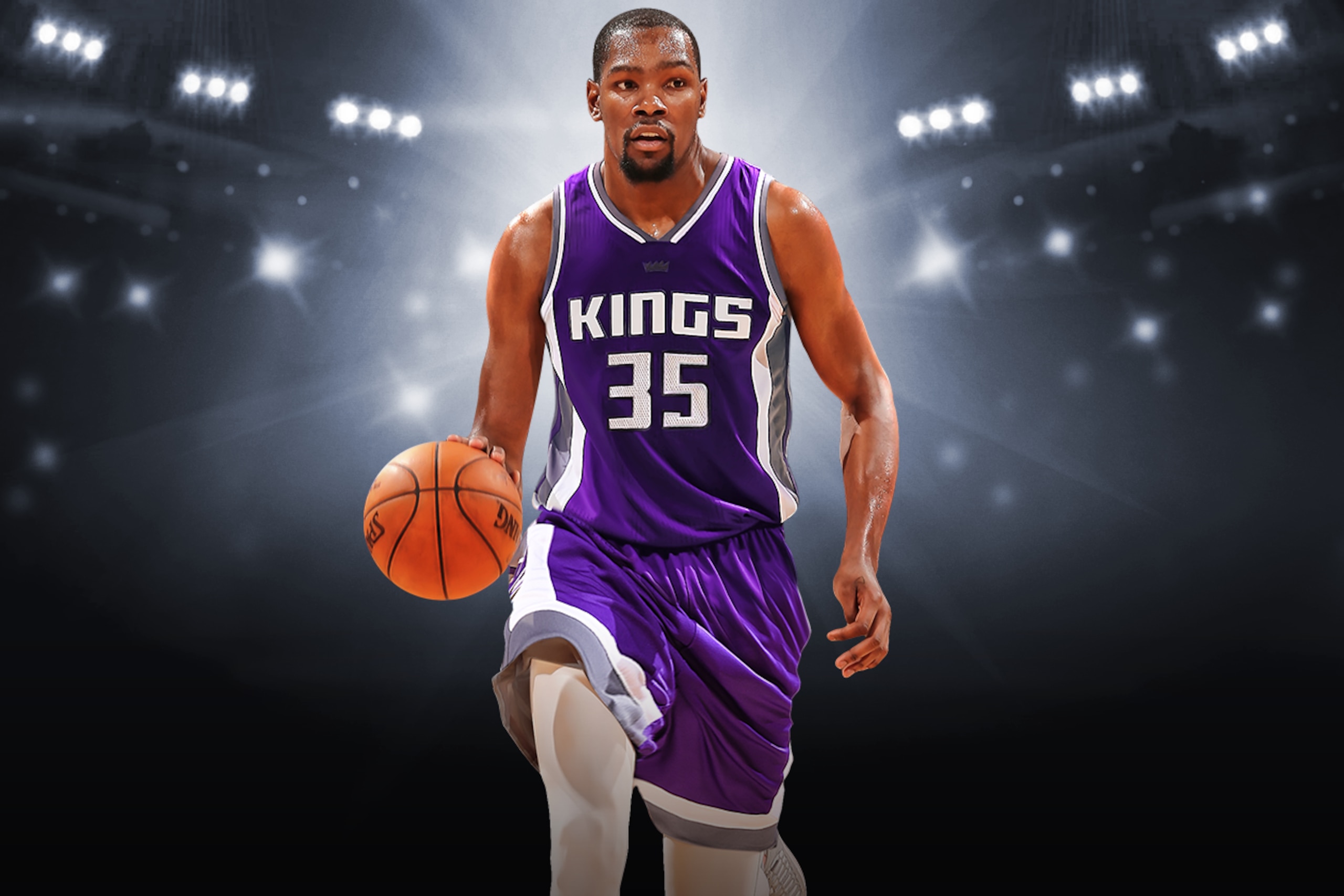 Kevin Durant on the Sacramento Kings.