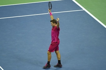 Stan Wawrinka celebrates his 2016 U.S. Open win.