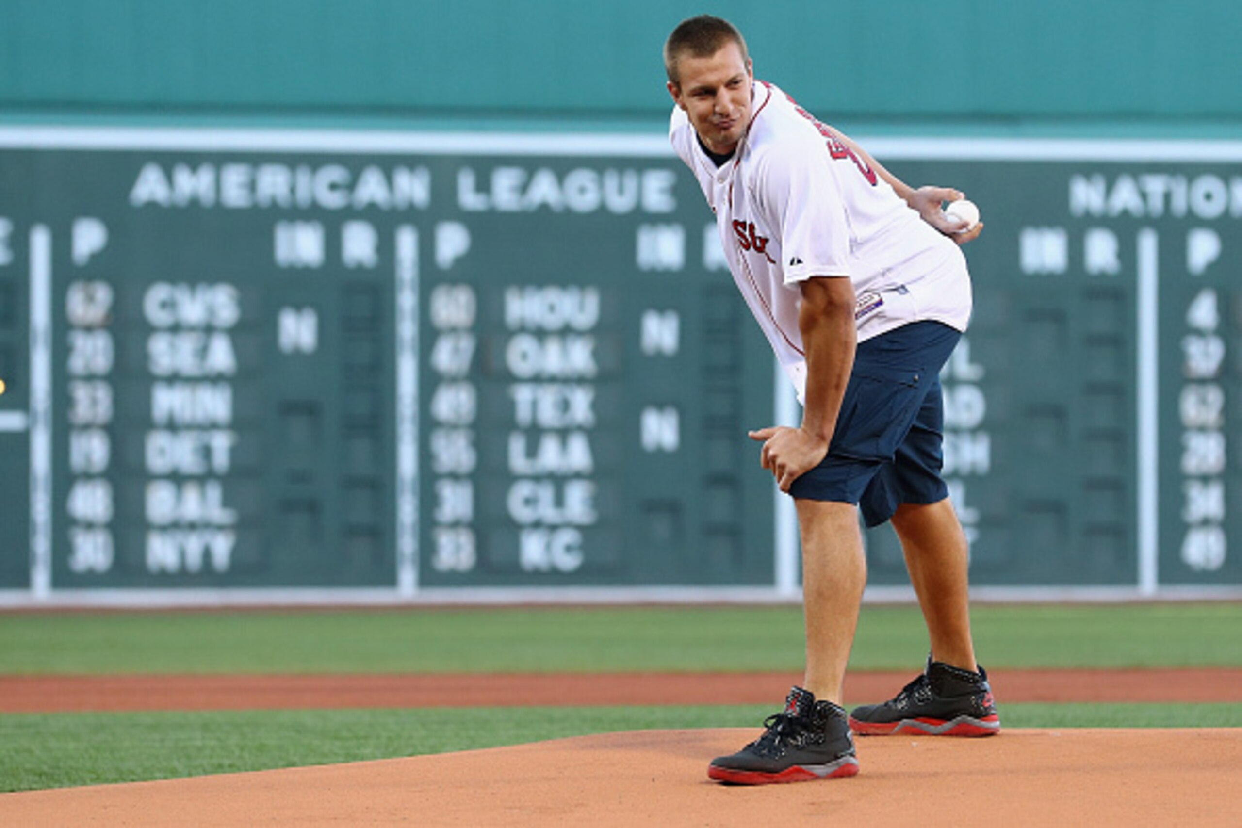 Rob Gronkowski stood out in basketball and baseball as a high-school three-sport star.