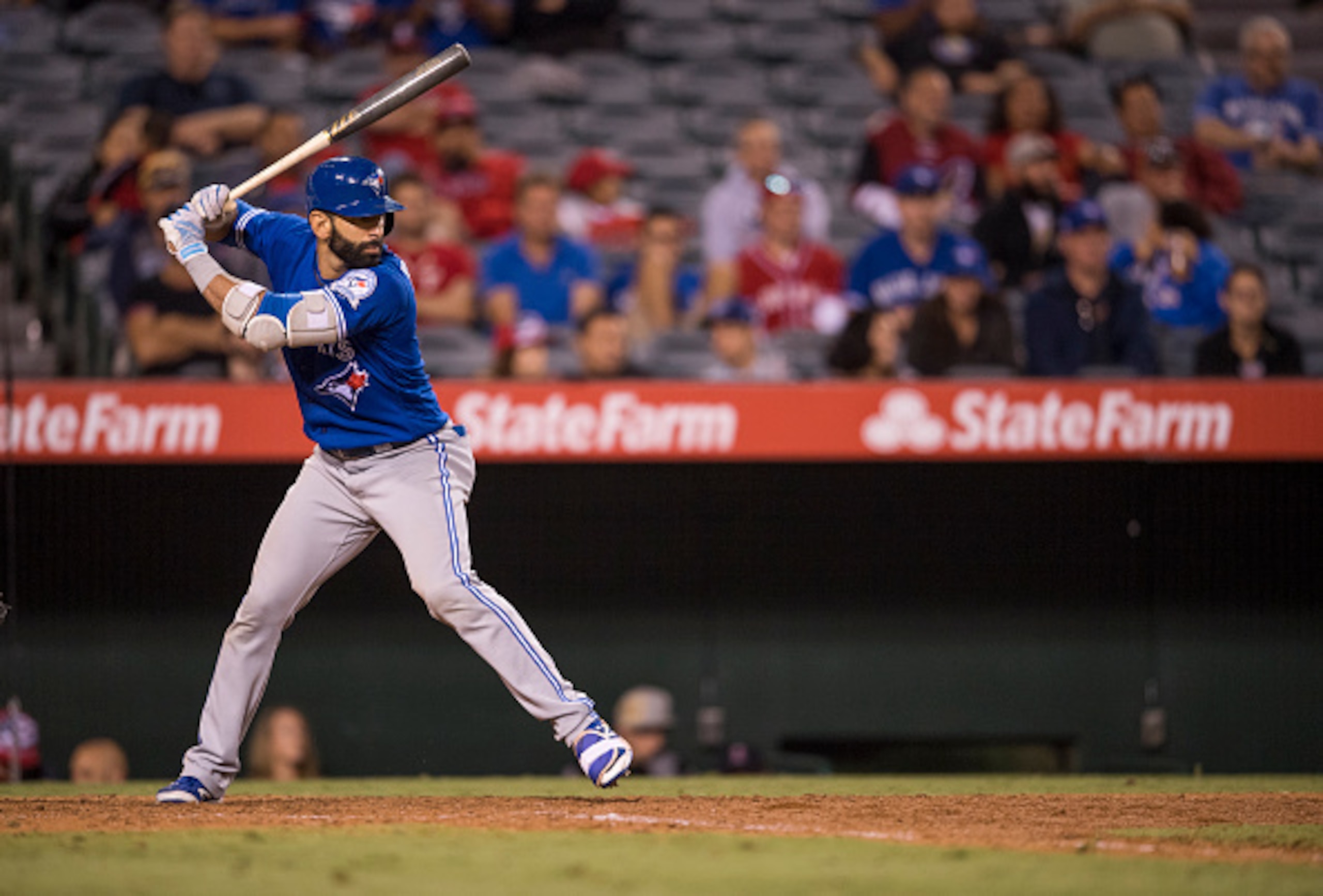 Jose Bautista hit a massive homer for the Toronto Blue Jays in last year's AL Wild Card Game.