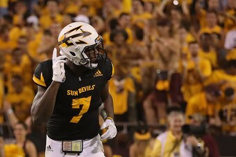 Arizona State RB Kalen Ballage is a touchdown machine.