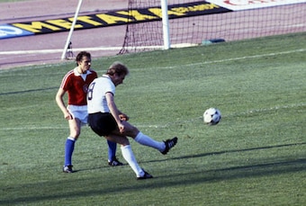 Rummenigge's ability to score from range helped him tally 162 Bundesliga goals for Bayern.