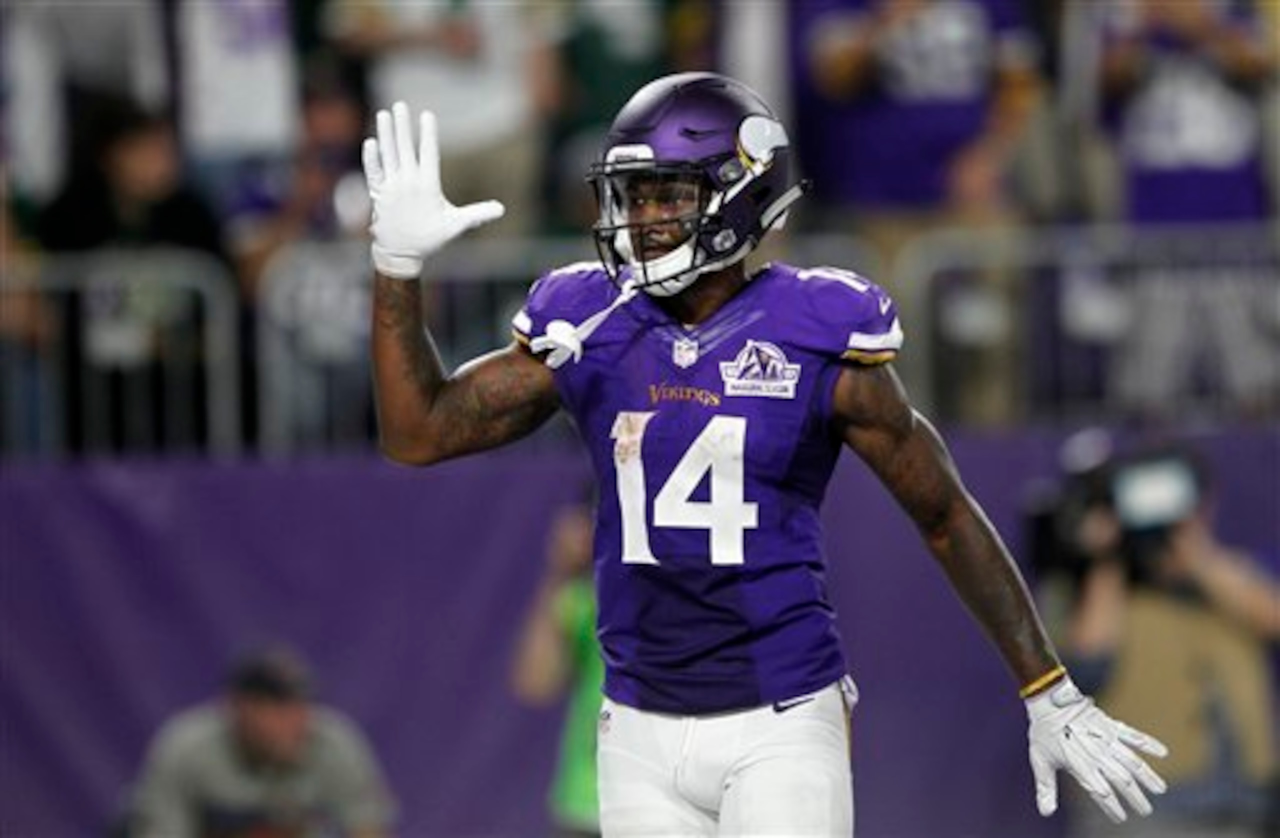 Vikings receiver Stefon Diggs has emerged as a real fantasy stud this season.