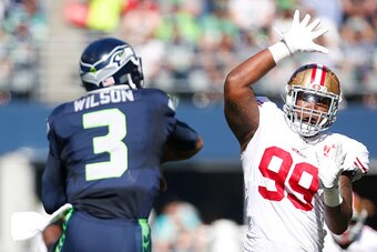 DeForest Buckner (right), San Francisco 49ers