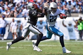 Karl Joseph (left), Oakland Raiders