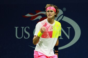 Alexander Zverev during the 2016 U.S. Open.
