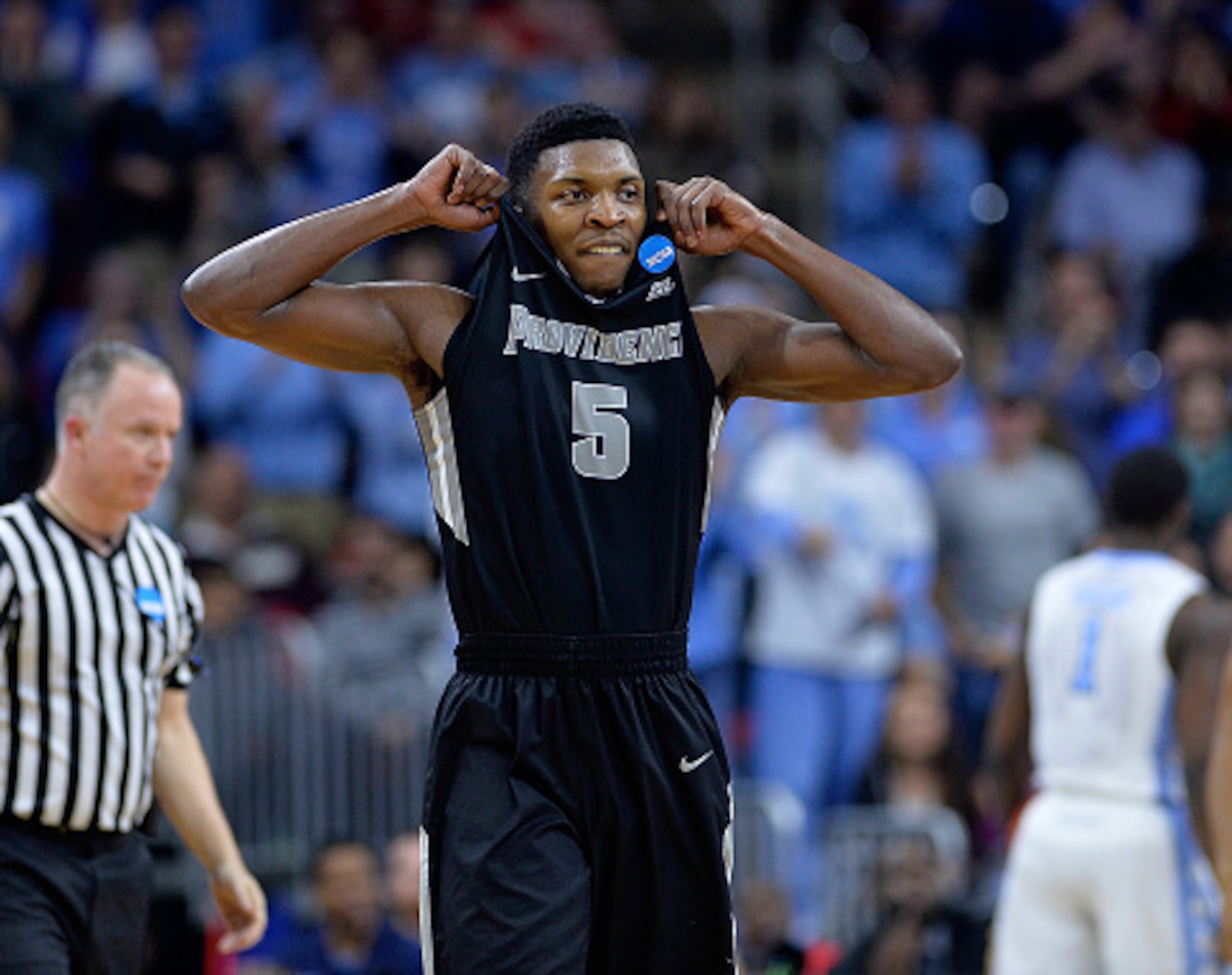 Providence's Rodney Bullock is in need of someone to get the ball to him.