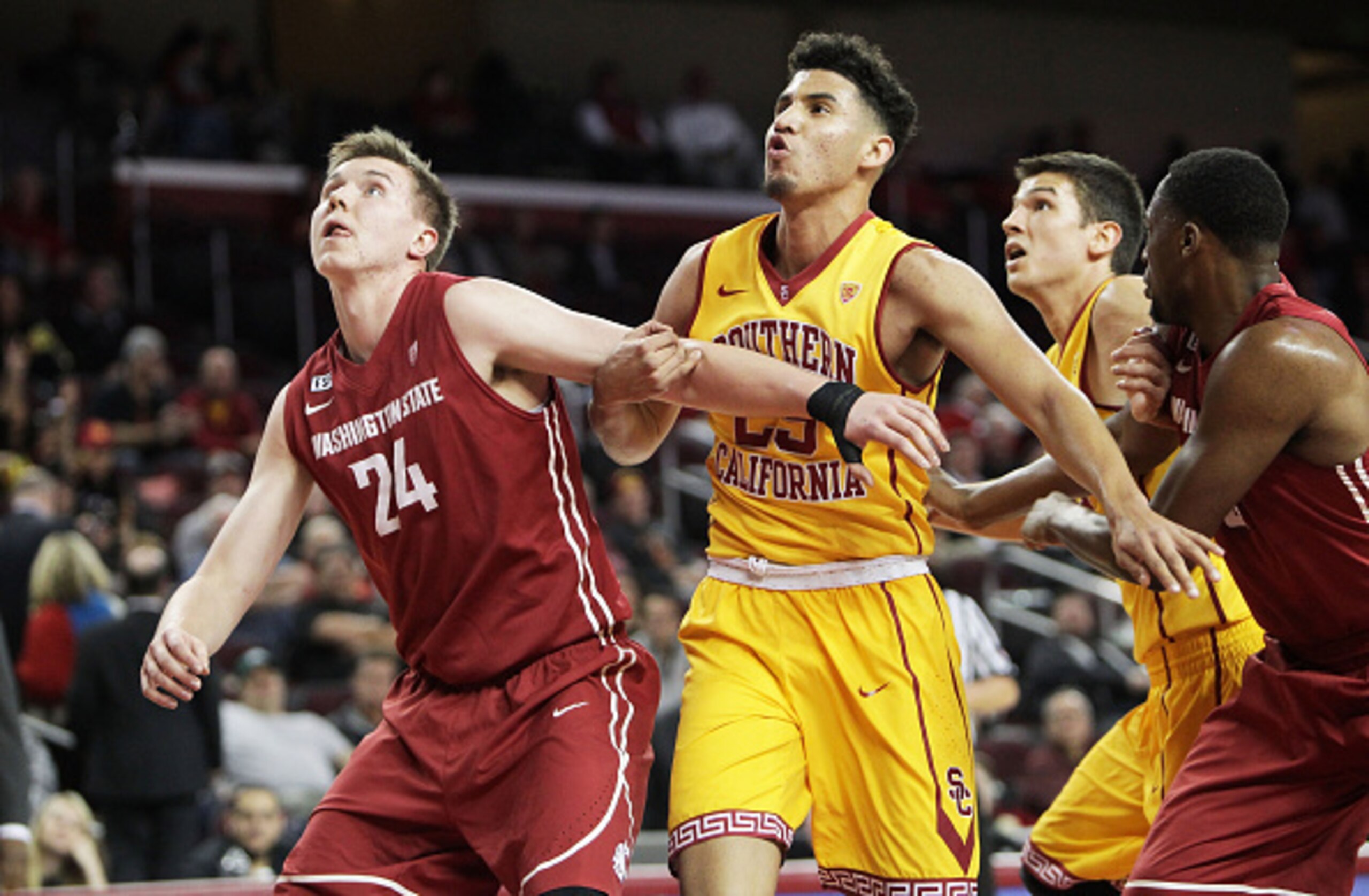 Washington State's Josh Hawkinson has averaged double figures in rebounding each of the past two seasons.