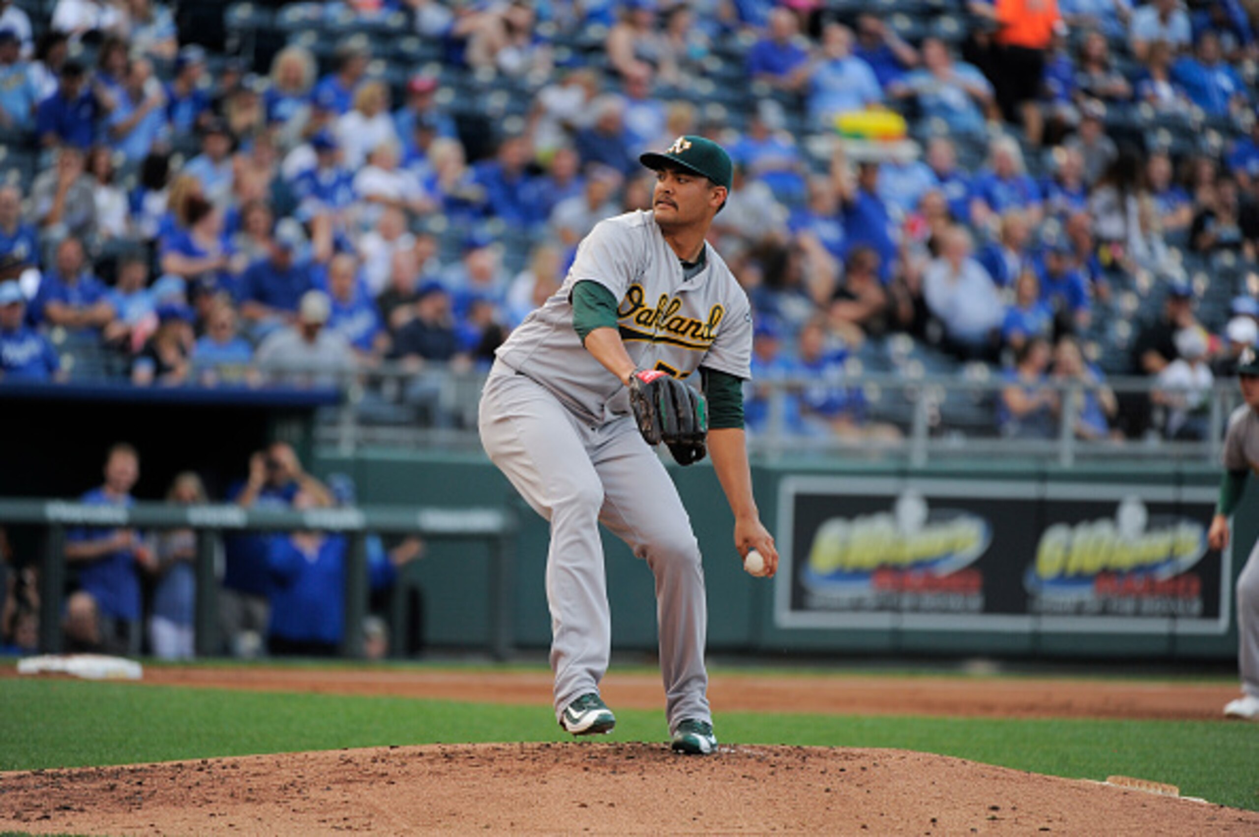 Sean Manaea has allowed one earned run over his last four starts.