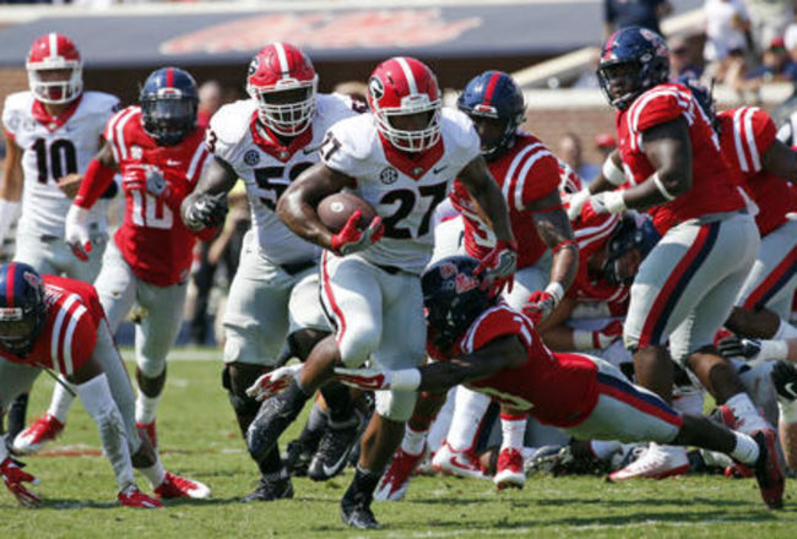 Running back Nick Chubb