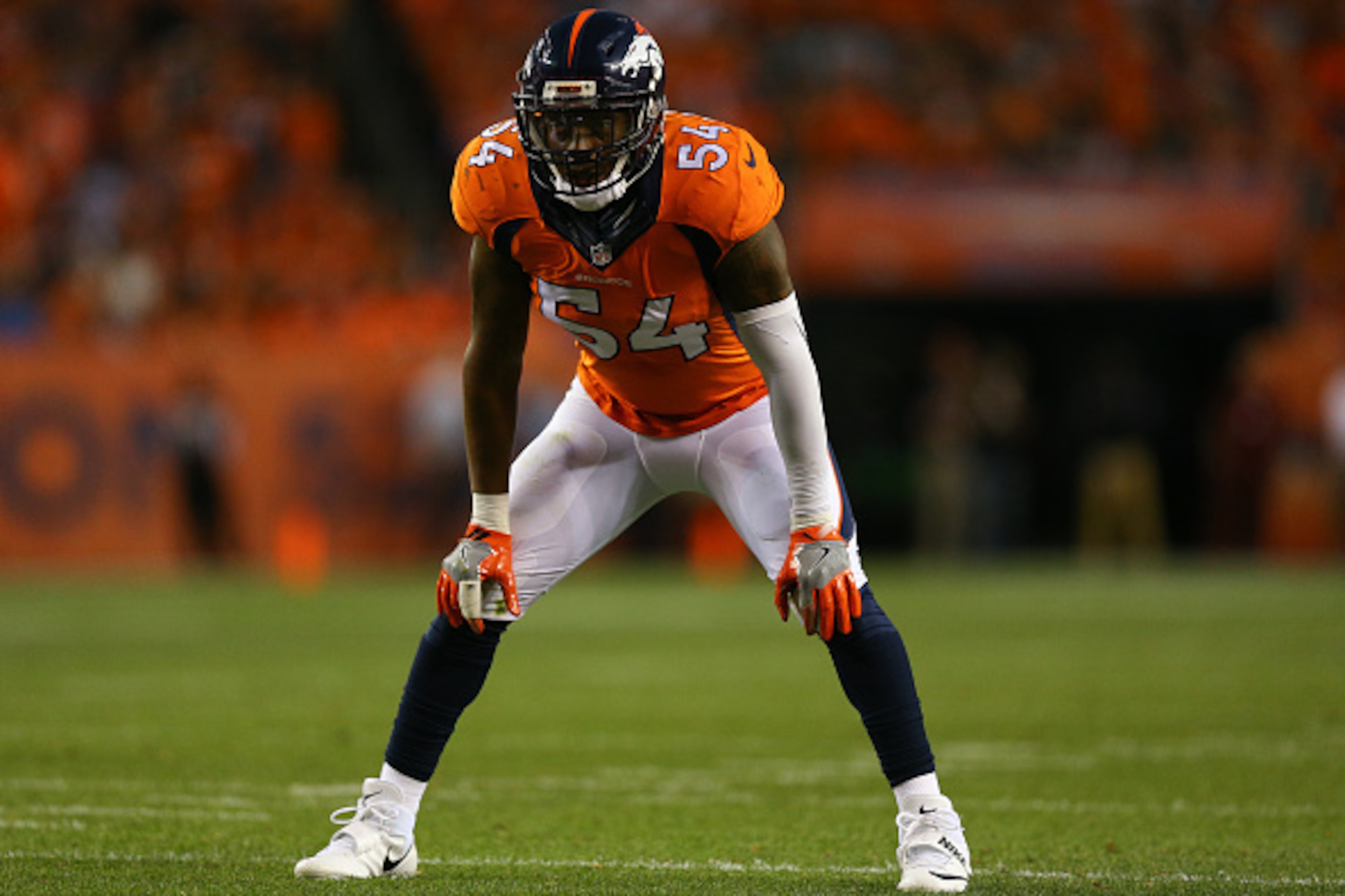 Cut three times by the Jacksonville Jaguars, linebacker Brandon Marshall is now a key component to the Denver Broncos' Super Bowl-winning defense. Cut three times by the Jacksonville Jaguars, linebacker Brandon Marshall is now a key component to the Denver Broncos' Super Bowl-winning defense.