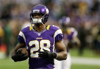 Adrian Peterson fell just nine yards shy of setting a new single-season rushing record in 2012.