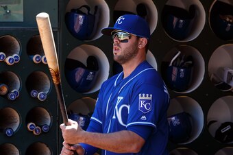 Mike Moustakas played just 27 games before suffering a season-ending injury.