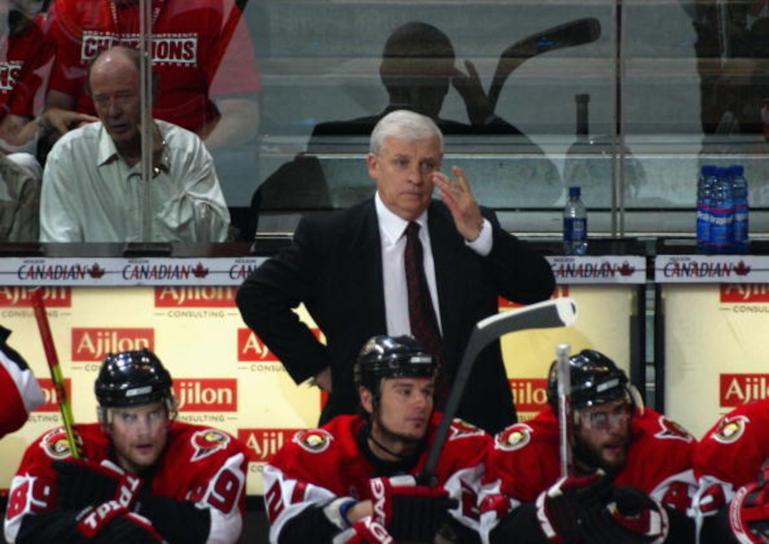General manager Bryan Murray unsuccessfully appointed himself head coach of the flailing Ottawa Senators in 2008.