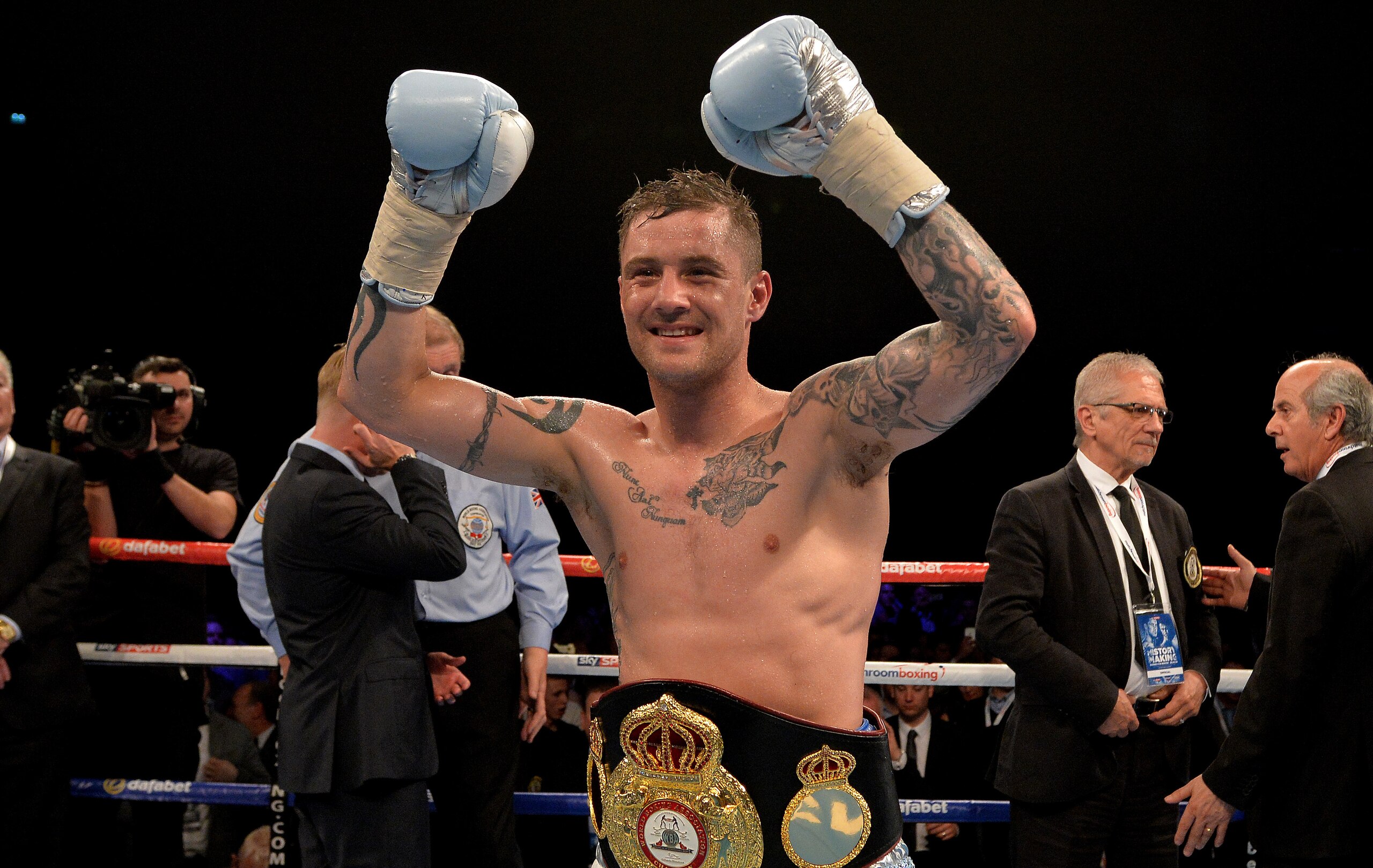 Ricky Burns is the first Scotsman to win world titles at three different weights.