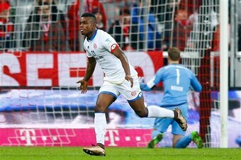 Cordoba scored against Bayern in a 2-1 win for Mainz in March.