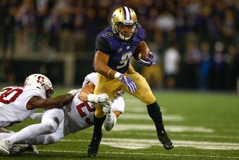 Myles Gaskin and Washington showed they're for real with a 44-6 rout of Stanford.