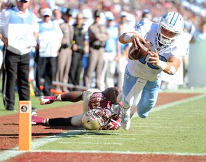Mitch Trubisky got the biggest win of his North Carolina career Saturday at Florida State.