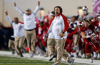 Kevin Wilson coached Indiana to a huge win over Michigan State on Saturday night.