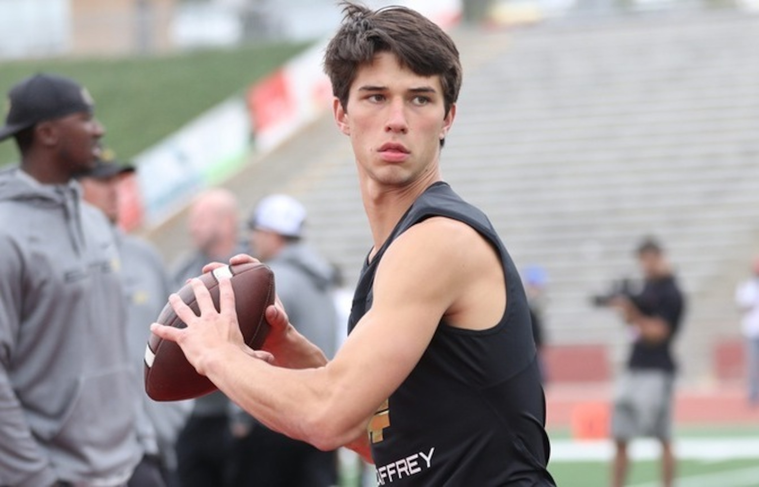 Dylan McCaffrey committed to Michigan as a junior. Dylan McCaffrey committed to Michigan as a junior.