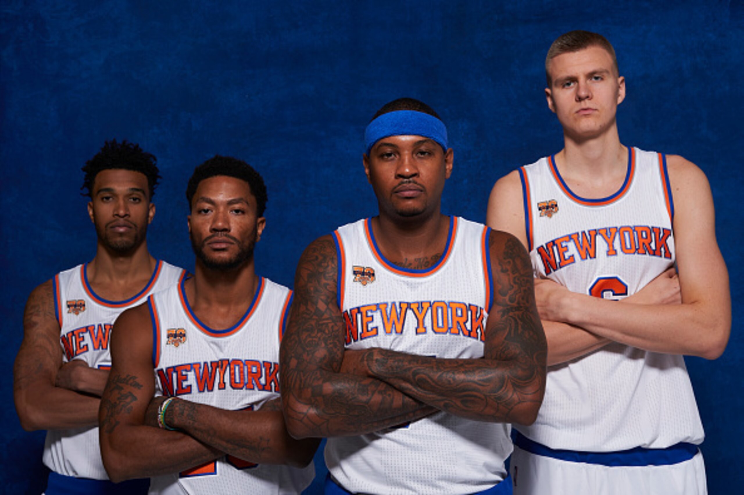 Courtney Lee and Derrick Rose will join Carmelo Anthony and Kristaps Porzingis on the New York Knicks.
