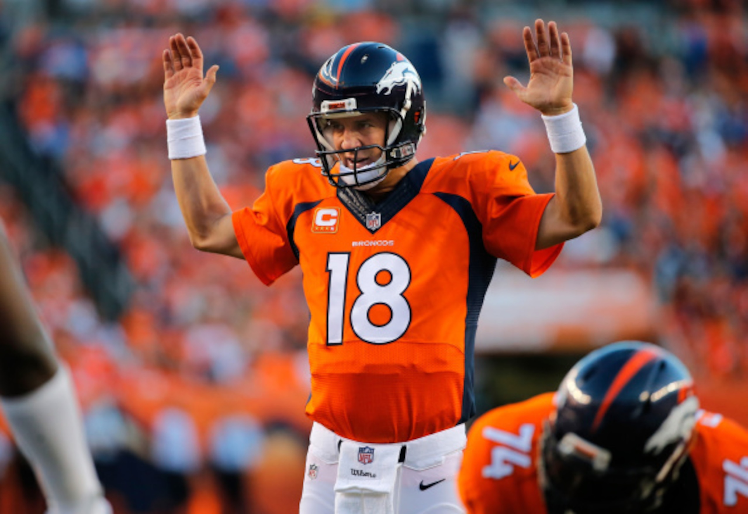 Peyton Manning's Denver Broncos couldn't keep up their record-setting offensive success from 2013.