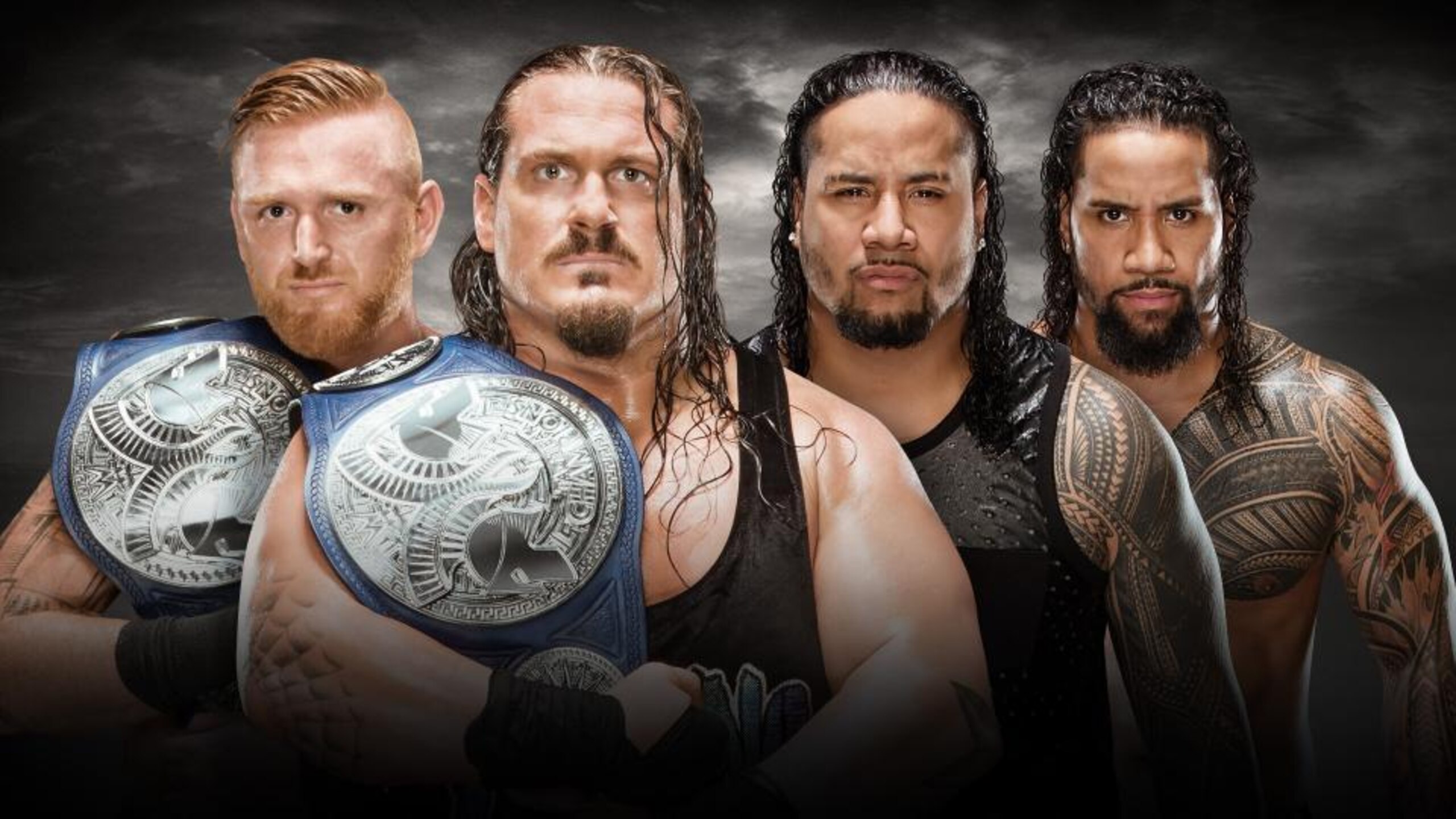 SmackDown Tag Team Champions Heath Slater and Rhyno vs. The Usos